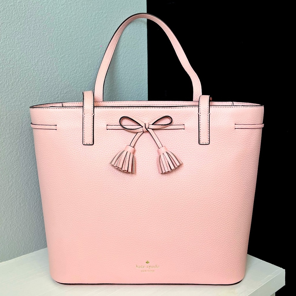 NWT!!! Pink Kate Spade Hayes Street Nandy Tote Warm Vellum